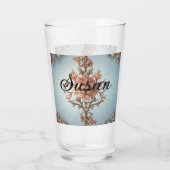 Barockrose Glas (Rückseite)