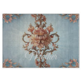 Barockrose  schneidebrett (Vorderseite)