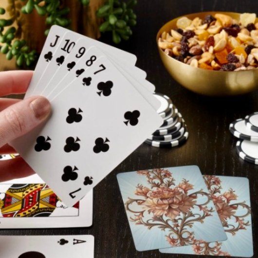 Barockrose Spielkarten