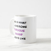 Barocksänger, phantastisch kaffeetasse (Vorderseite Links)
