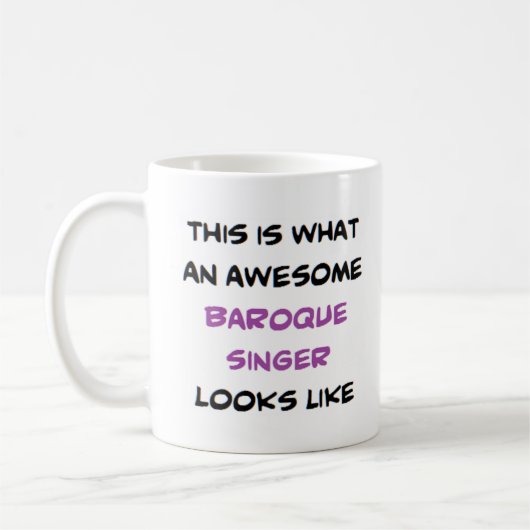 Barocksänger, phantastisch kaffeetasse (Links)