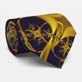 Barockschmuck Abstraktes Fraktal Kunst, Dichtung u Krawatte (Gerollt)