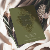 Barockschmuck Folieneinladung