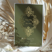 Barockschmuck Folieneinladung