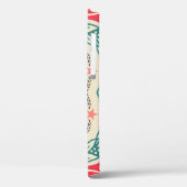 Barockschmuck und Blumendetails, Hipster-Karte Case-Mate iPhone Hülle (Rückseite / Links)