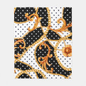 Barockschmuck-Vliesdecke Fleecedecke (Vorderseite)