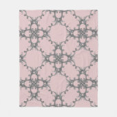 Barockschmuck-Vliesdecke Fleecedecke (Vorderseite)