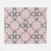 Barockschmuck-Vliesdecke Fleecedecke (Vorderseite (Horizontal))