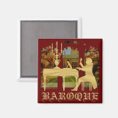 Barocksichel Magnet (Vorderseite/Rückseite)