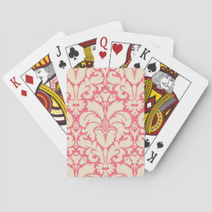 Barockstil-Damaskus-Hintergrund 2 Spielkarten