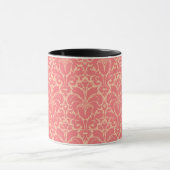 Barockstil-Damaskushintergrund Tasse (Zentrum)