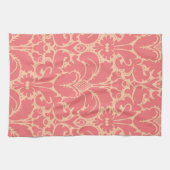 Barockstil-Damast-Hintergrund Handtuch (Horizontal)