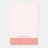 Barockstil-Damast-Hintergrund Post-it Klebezettel (Vorderseite)