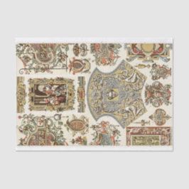 Barockstil-Dekopapier Seidenpapier