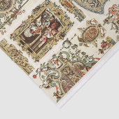 Barockstil-Dekopapier Seidenpapier (Ausschnitt)