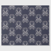 Barockstil florale Retro Geschenkpapier (Flach)