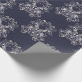 Barockstil florale Retro Geschenkpapier (Ecke)