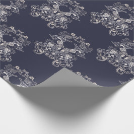 Barockstil florale Retro Geschenkpapier