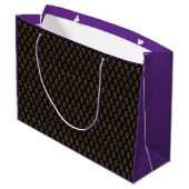 Barockstil Große Geschenktüte (Rückseite Schrägansicht)