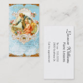 Barockstil im französischen Stil - Paar & Piano Bu Visitenkarte (Vorne/Hinten)