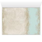 Barockstil Vintage Rose Aqua Ticino (Innenansicht Horizontal (Unten))