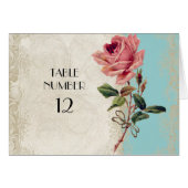 Barockstil Vintage Rose Aqua Ticino (Vorderseite (Horizontal))