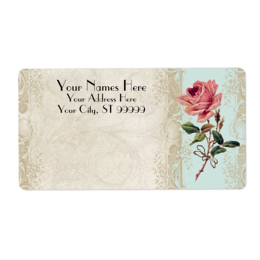 Barockstil Vintage Rose Aqua Ticino (Vorne)