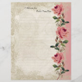 Barockstil Vintage Rose Lace (Rückseite)