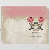 Barockstil Vintage Rose Lace (Vorne/Hinten)