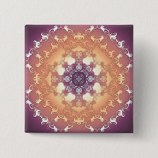 Barockstilelement Button (Vorderseite)
