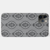 Barocktapete Grau Case-Mate iPhone Hülle (Rückseite (Horizontal))