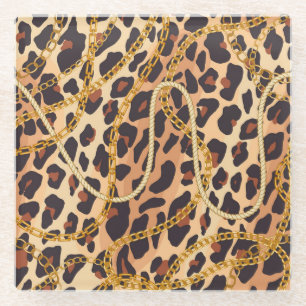 Barocktierdruck, Kettendesign Glasuntersetzer