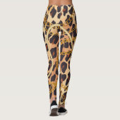 Barocktierdruck, Kettendesign Leggings (Rückseite)
