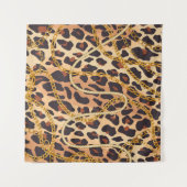 Barocktierdruck, Kettendesign Wandteppich (Vorderseite (Horizontal))