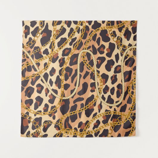 Barocktierdruck, Kettendesign Wandteppich (Vorderseite)