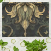 Barockwaldgeist Geschirrtuch (Gefaltet)