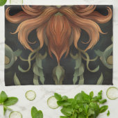 Barockwaldgeist Geschirrtuch (Gefaltet)