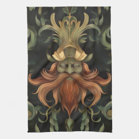 Barockwaldgeist Geschirrtuch (Vertikal)