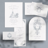 BarockWappen | Minimalistisch Chic Wedding Napkins Serviette