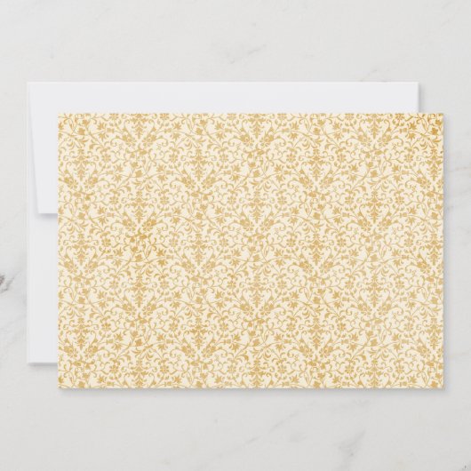 BarockWappen | Monografische Hochzeit Save The Date (Rückseite)