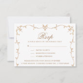 BarockWappen | Monogramm-UAWG | Optionen für das E RSVP Karte (Vorderseite)