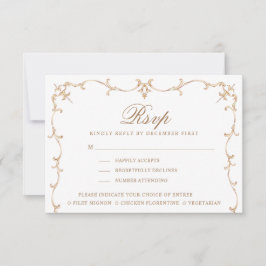 BarockWappen | Monogramm-UAWG | Optionen für das E RSVP Karte