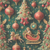 Barockwein - Vinyl Sticker (Vorderseite)