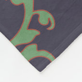 Barockwirl Fleecedecke (Ecke)