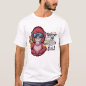 Baron Baboon Shades: Baboon ist Cool T-Shirt (Vorderseite)