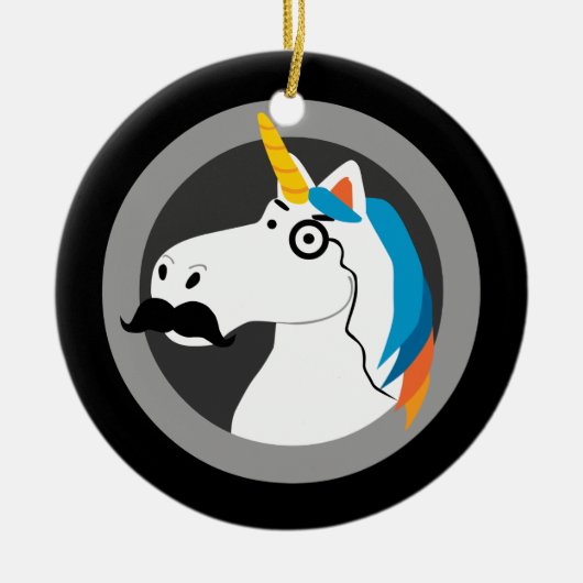 Baron Cornelius Keramik Ornament (Vorne)