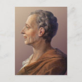 Baron de Montesquieu Postkarte (Vorderseite)