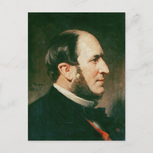 Baron Georges Eugene Haussmann 1867 Postkarte (Vorderseite)