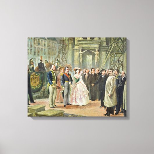 Baron Georges-Eugene Haussmann Leinwanddruck (Vorderseite)