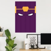 Baron Helmut Zemo Mask Poster (Heimbüro)